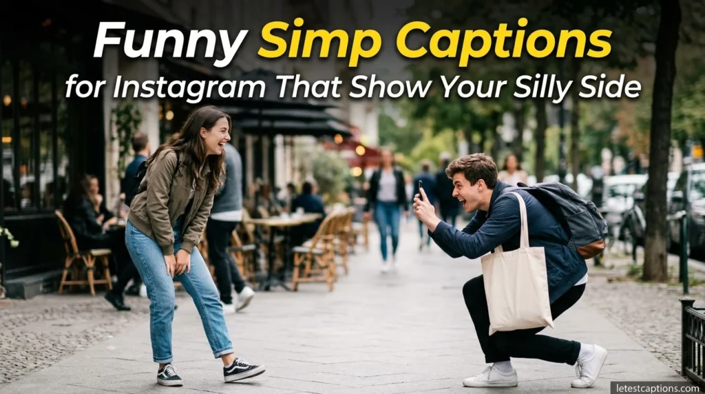 Funny Simp Captions for Instagram That Show Your Silly Side