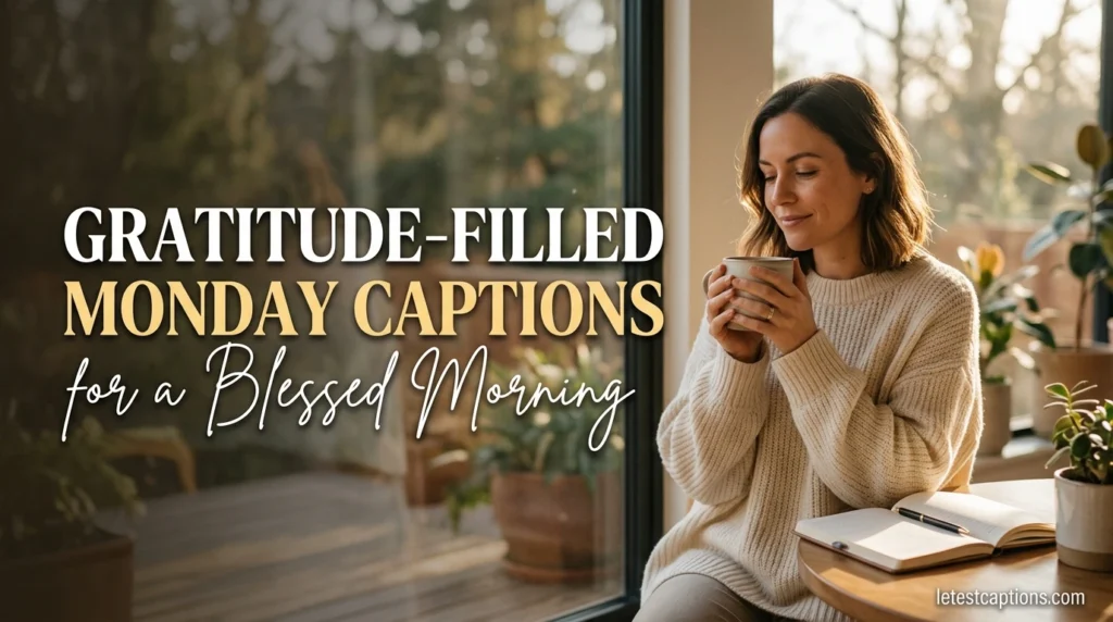 Gratitude-Filled Monday Captions for a Blessed Morning