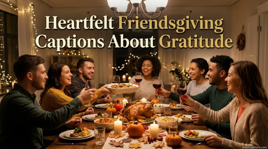 Heartfelt Friendsgiving Captions About Gratitude