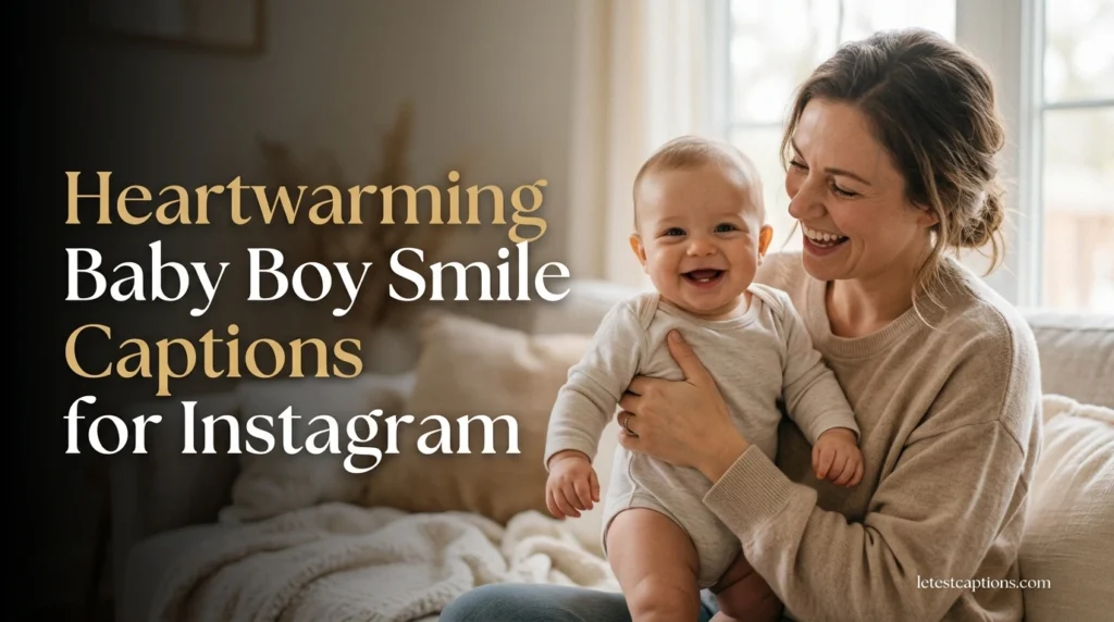 Heartwarming Baby Boy Smile Captions for Instagram