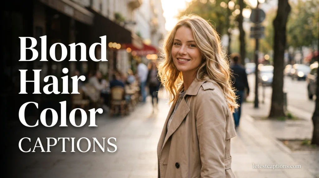 Honey Blond Hair Captions for a Soft and Sweet Look