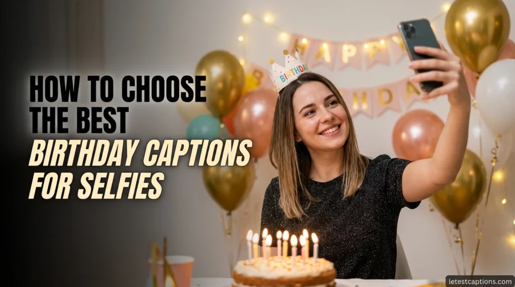 How to Choose the Best Birthday Captions for Selfies