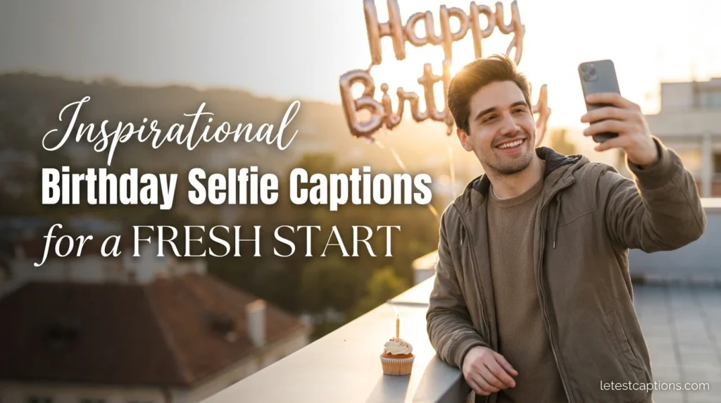 Inspirational Birthday Selfie Captions for a Fresh Start