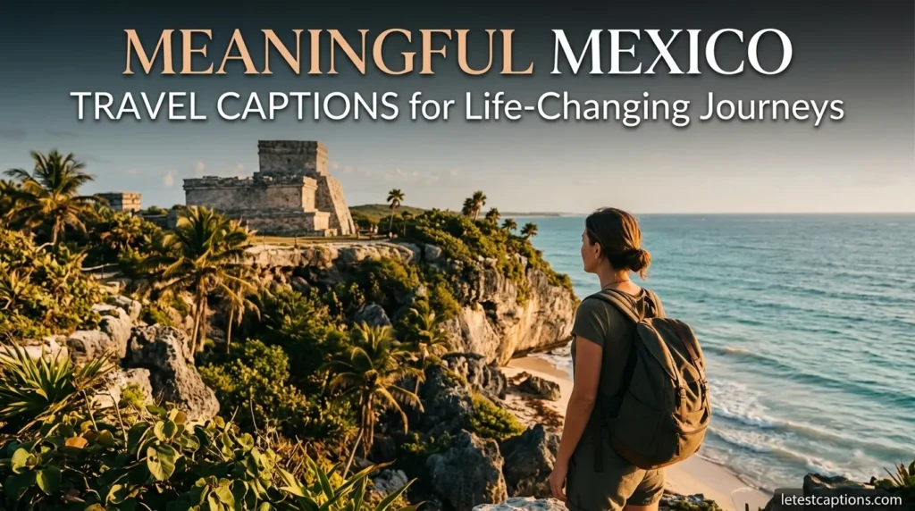 Meaningful Mexico Travel Captions for Life-Changing Journeys