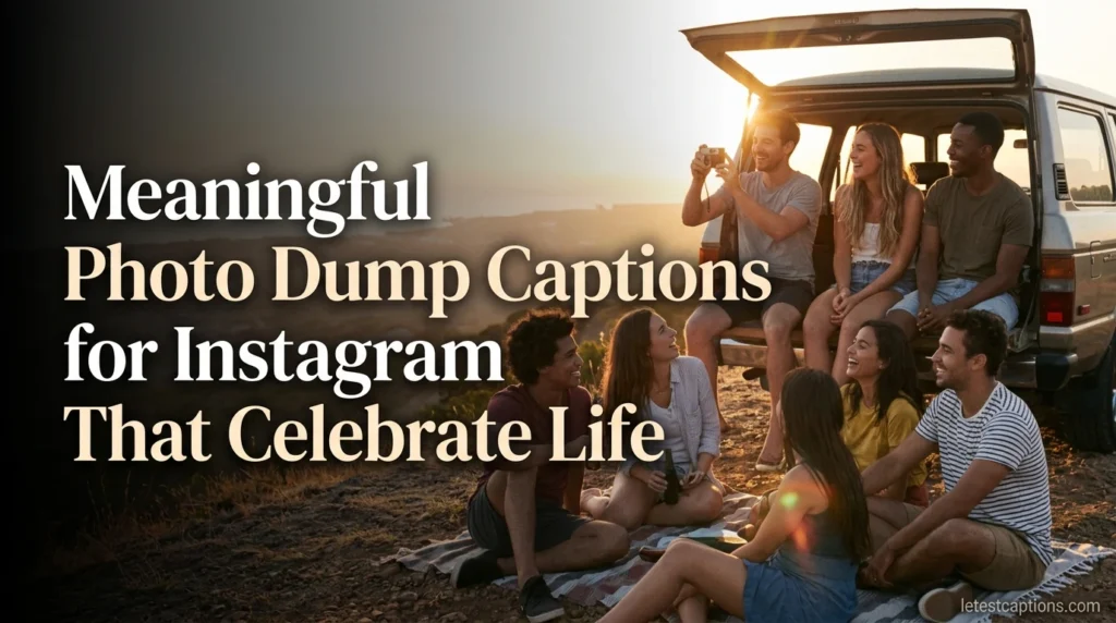 Meaningful Photo Dump Captions for Instagram That Celebrate Life