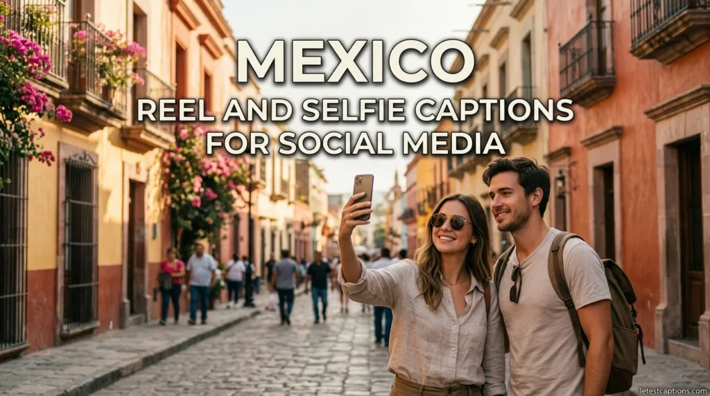Mexico Reel and Selfie Captions for Social Media