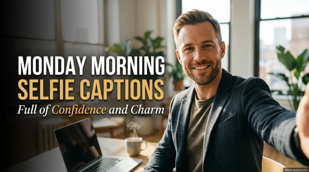 Monday Morning Selfie Captions Full of Confidence and Charm
