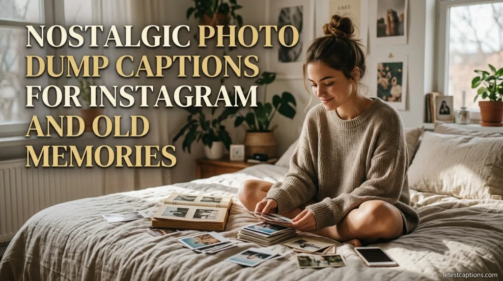 Nostalgic Photo Dump Captions for Instagram and Old Memories