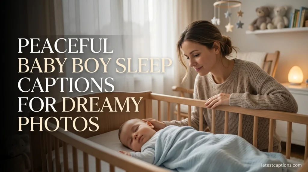 Peaceful Baby Boy Sleep Captions for Dreamy Photos