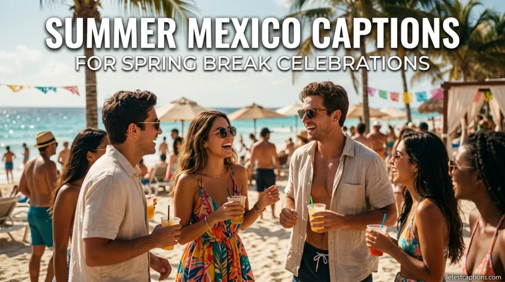 Summer Mexico Captions for Spring Break Celebrations