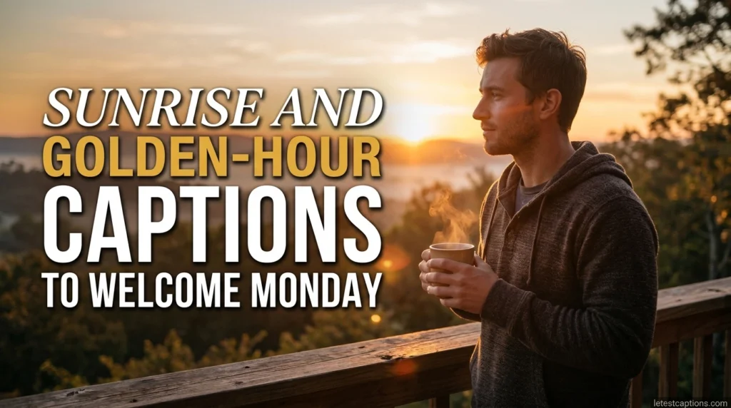 Sunrise and Golden-Hour Captions to Welcome Monday
