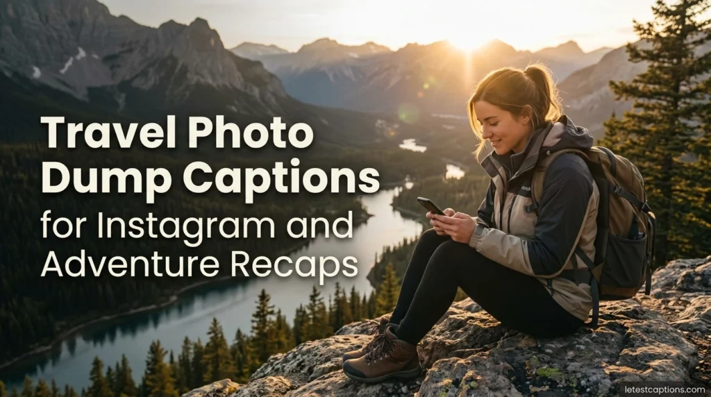 Travel Photo Dump Captions for Instagram and Adventure Recaps