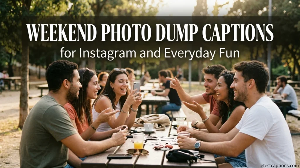 Weekend Photo Dump Captions for Instagram and Everyday Fun