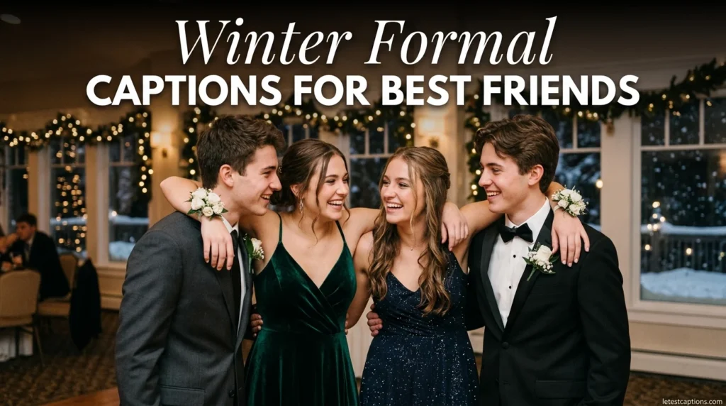 Winter Formal Captions for Best Friends