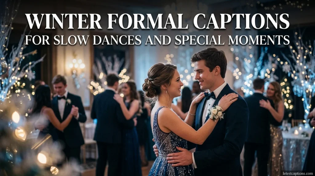 Winter Formal Captions for Slow Dances and Special Moments