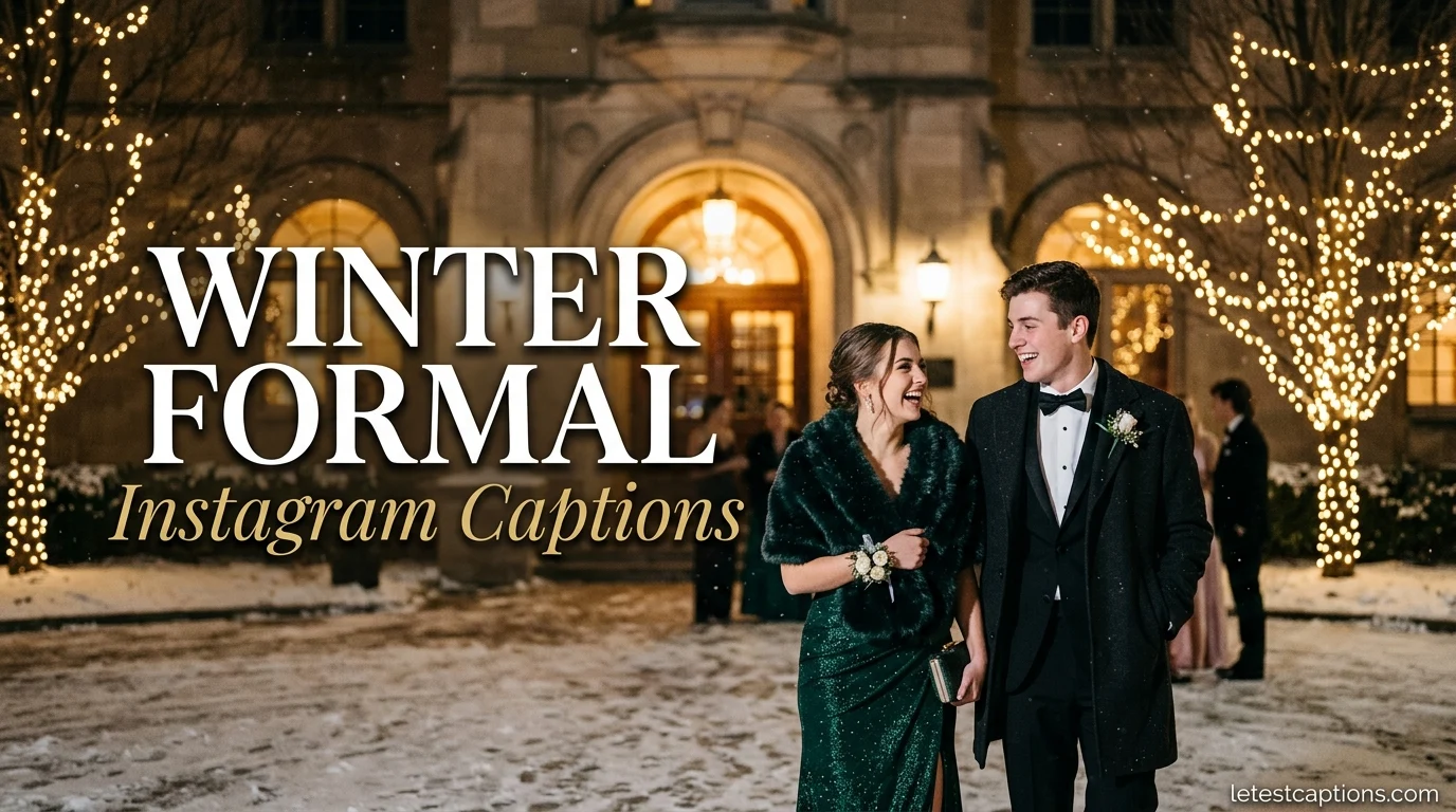 Winter Formal Instagram Captions
